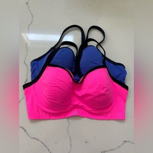 VSX Vibrant Pink and Deep Blue Sports Bras